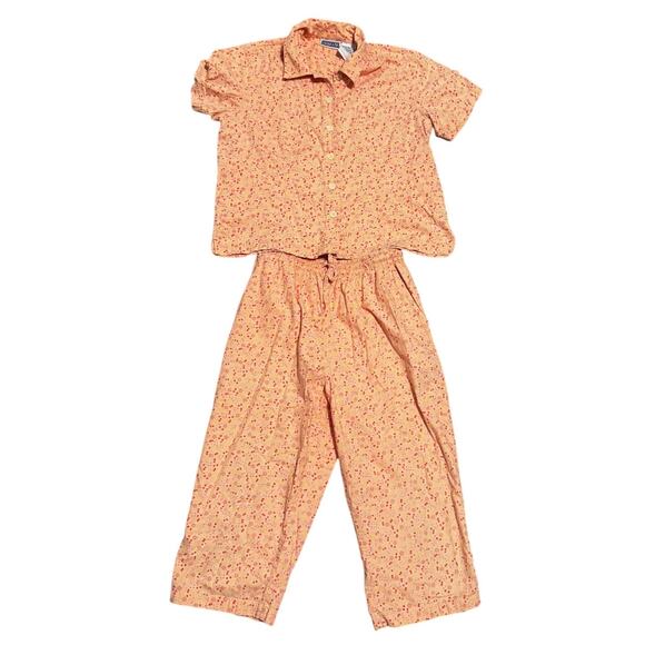 Vintage-Style Erika & Co 2-Piece Pajama Set – Size M - Picture 1 of 6